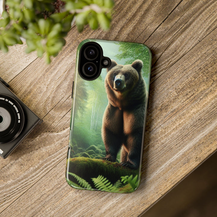 Wildlife Phone Case - Tough Bear Design for Nature Lovers