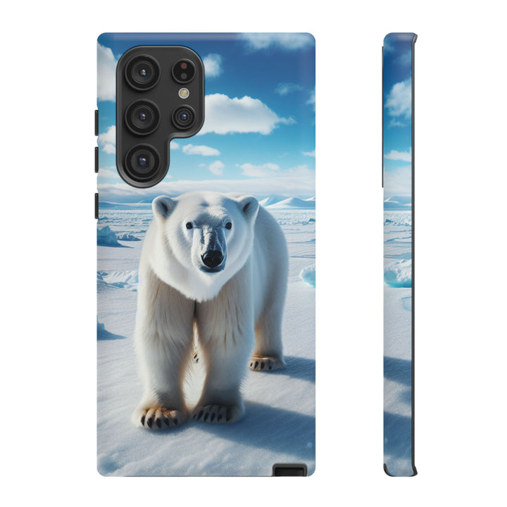 Polar Bear Tough Phone Case - Durable Protector with Arctic Design