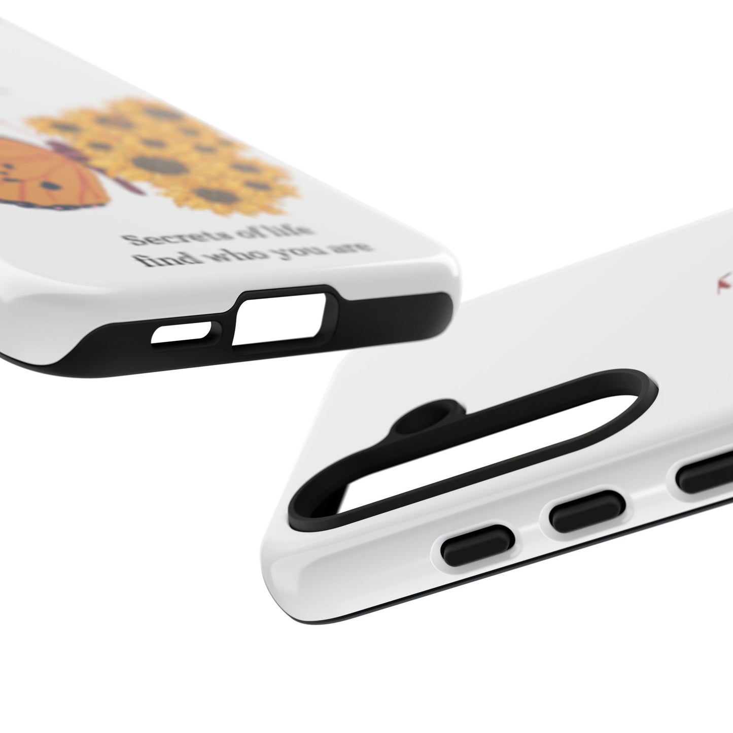 Butterfly & Sunflower Phone Case - "Secrets of Life" Design