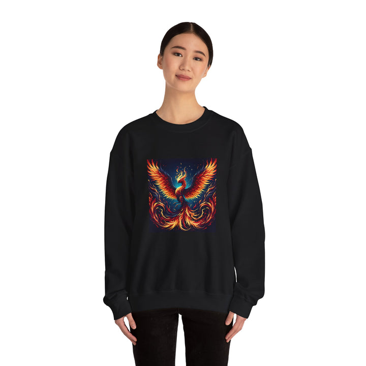 Fiery Phoenix Sweatshirt - Cozy Unisex Crewneck, Gift for Art Lovers