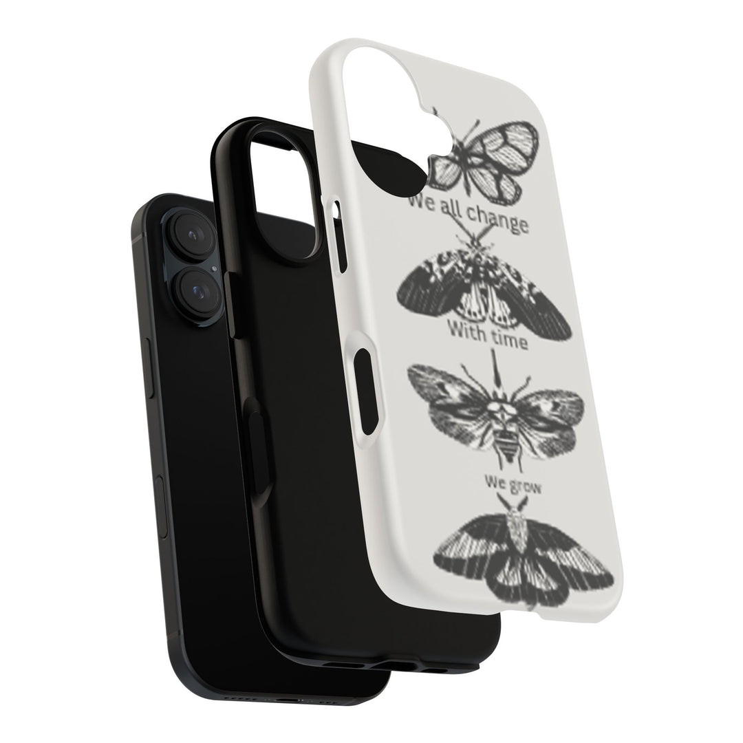 Inspirational Phone Case - We All Change With Time - Tough Cases for Nature Lovers