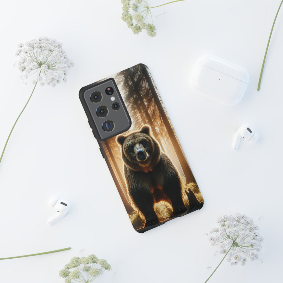 Wildlife Phone Case - Tough Cases with Bear Design, Nature Lover Gift, Animal-Themed Accessories, Eco-Friendly Tech Protection