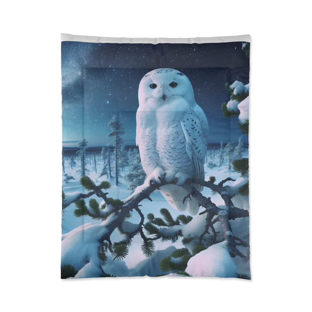 white owl Comforter