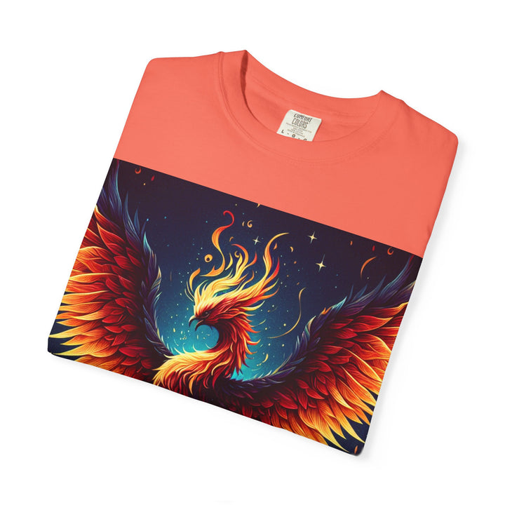 Phoenix Fire Unisex T-Shirt - Artistic Flame Design, Graphic Tee, Trendy Apparel, Gift for Art Lovers, Summer Fashion
