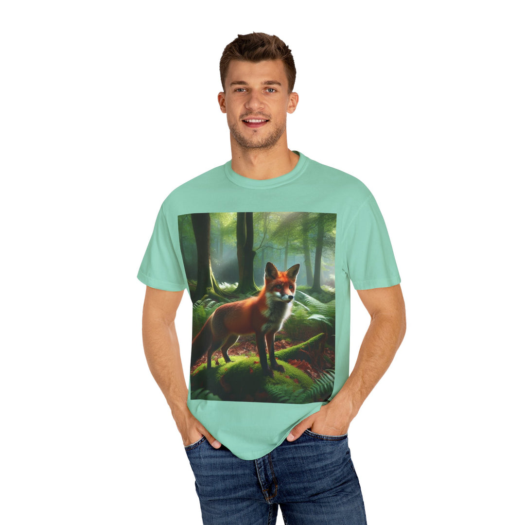 Forest Fox Unisex Garment-Dyed T-Shirt