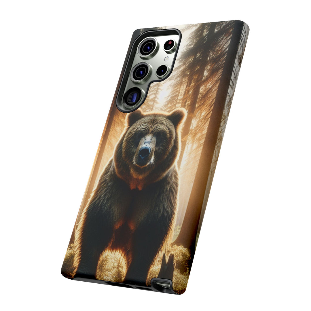 Wildlife Phone Case - Tough Cases with Bear Design, Nature Lover Gift, Animal-Themed Accessories, Eco-Friendly Tech Protection