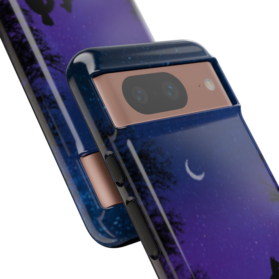 Starry Night Phone Case for Dog Lovers