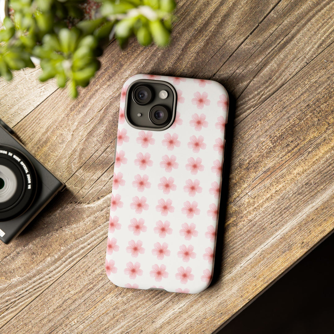 Cherry Blossom Tough Phone Case - Floral Design for Spring & Summer
