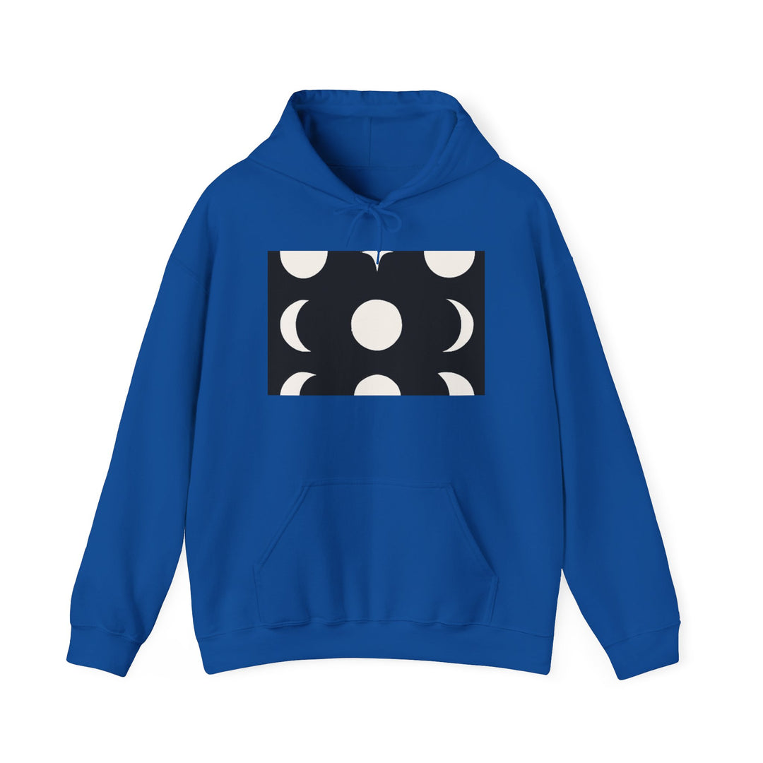 Moon Phases Unisex Hoodie, Cozy Gift for Astrology Lovers, Perfect for Fall, Winter, Art Sweatshirt, Night Sky Apparel
