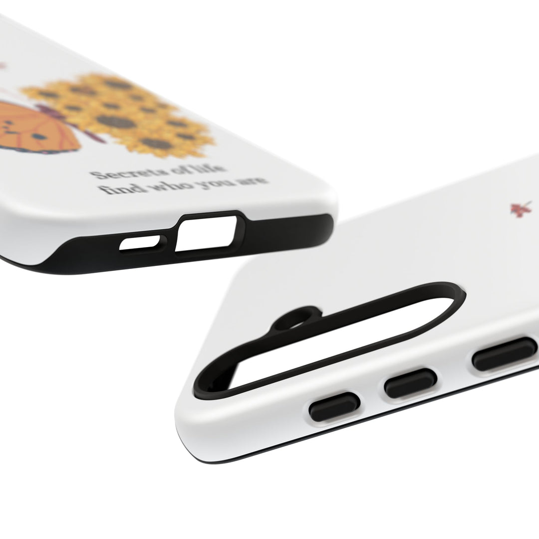 Butterfly & Sunflower Phone Case - "Secrets of Life" Design