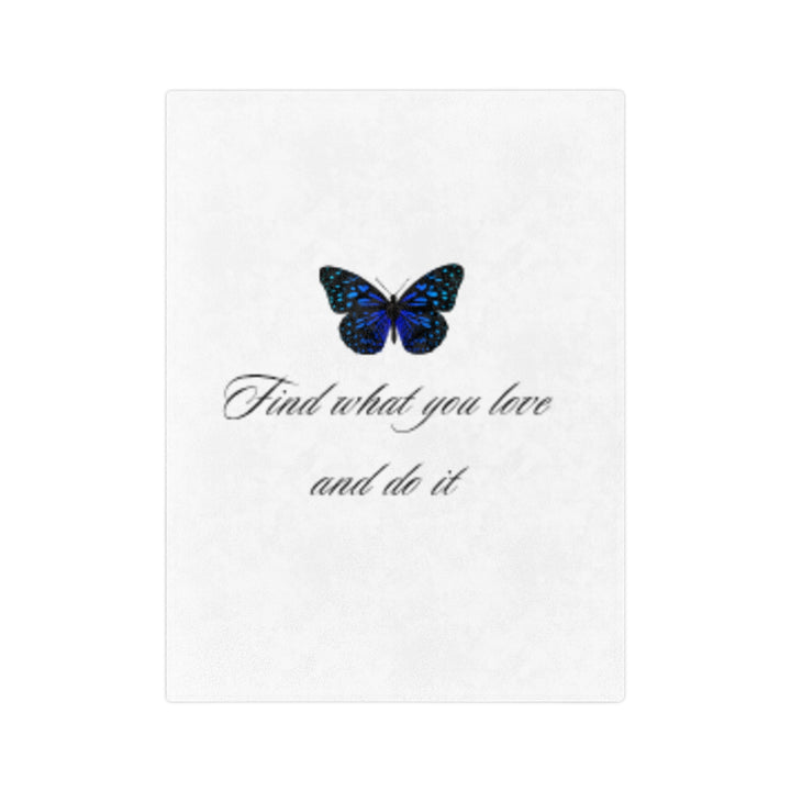 Inspirational Butterfly Microfiber Blanket – Cozy Velveteen Throw for Home Decor and Gifts