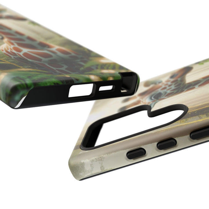 Giraffe Tough Phone Case - Cute Animal Design for Nature Lovers