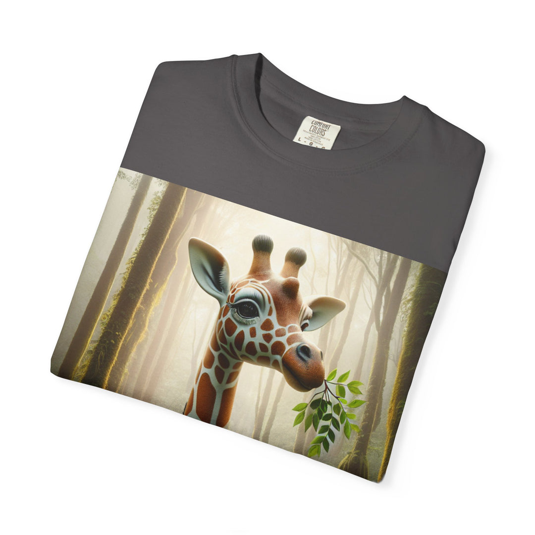 Playful Giraffe Unisex T-Shirt - Nature-Inspired Graphic Tee