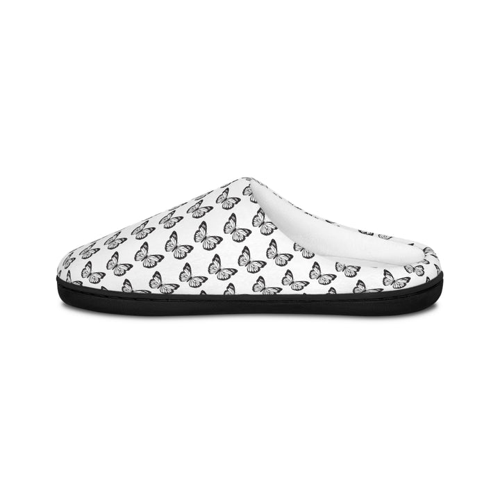 Cozy Butterfly Print Indoor Slippers for Women