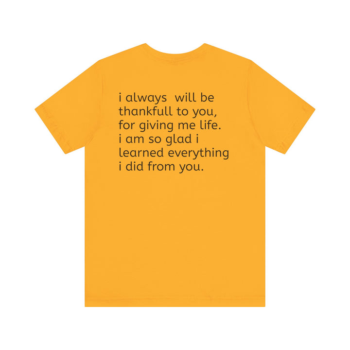 Love You Mom Short Sleeve Tee - Thankful Gift for Mother's Day