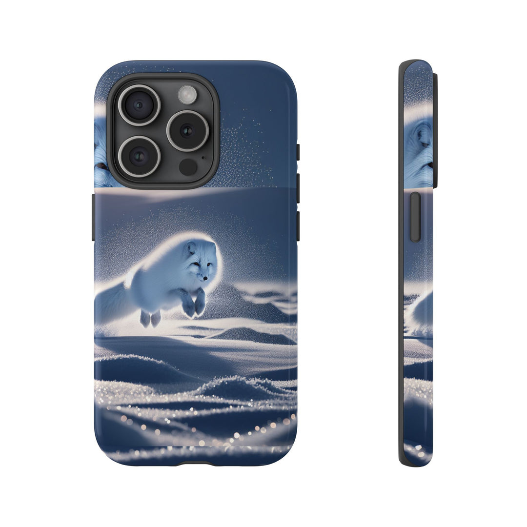 Cute Arctic Fox Phone Case – Tough Protective Cover for Animal Lovers