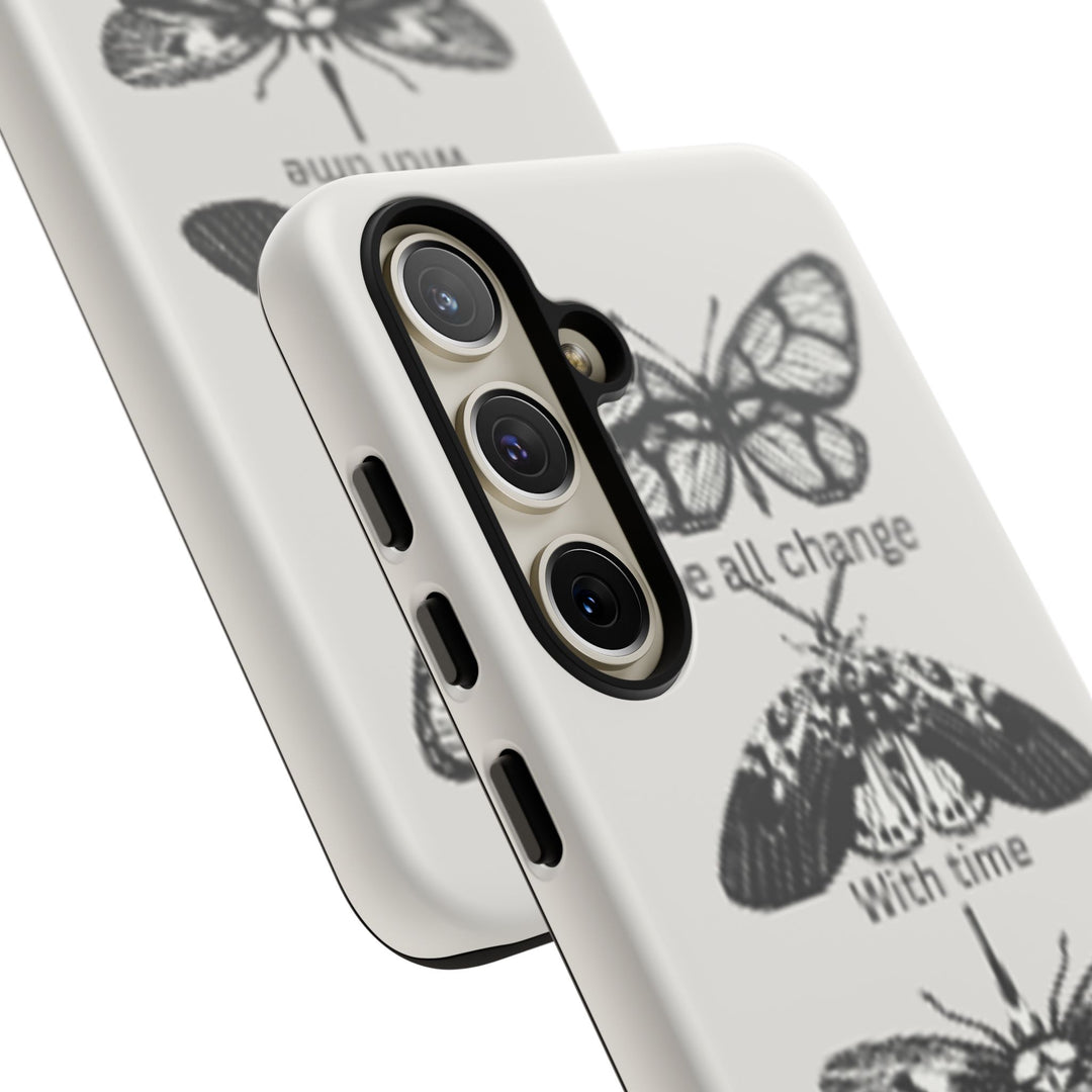Inspirational Phone Case - We All Change With Time - Tough Cases for Nature Lovers
