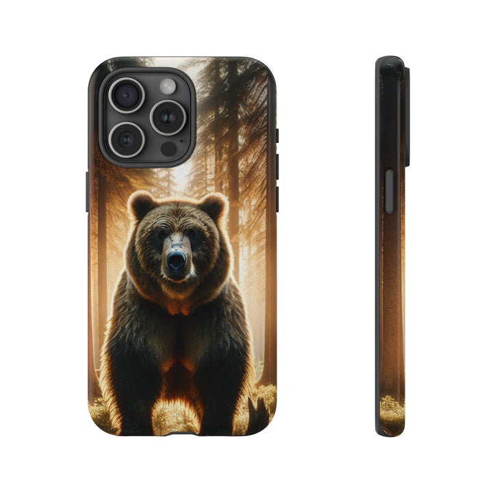 Wildlife Phone Case - Tough Cases with Bear Design, Nature Lover Gift, Animal-Themed Accessories, Eco-Friendly Tech Protection