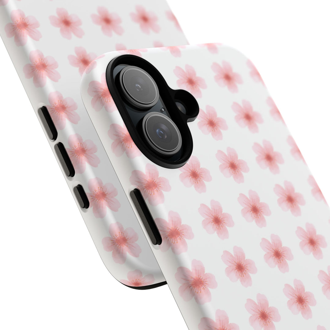 Cherry Blossom Tough Phone Case - Floral Design for Spring & Summer