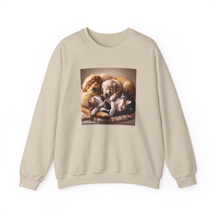 Cozy Pet Lovers' Crewneck Sweatshirt | Cute Dog Design | Gift for Animal Lovers | Comfy Pullover | Birthday or Holiday Gift