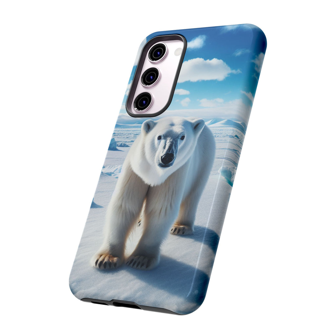 Polar Bear Tough Phone Case - Durable Protector with Arctic Design