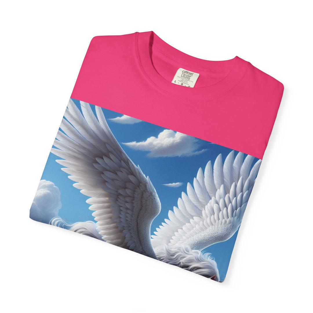 Mythical Pegasus Unisex Garment-Dyed T-shirt | Dreamy Fantasy Art Tee