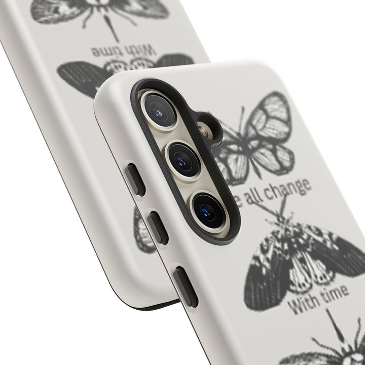 Inspirational Phone Case - We All Change With Time - Tough Cases for Nature Lovers