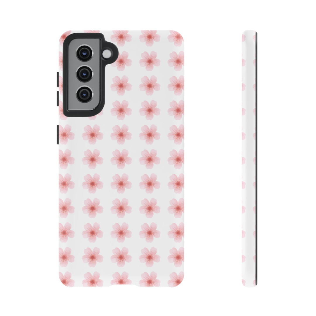 Cherry Blossom Tough Phone Case - Floral Design for Spring & Summer