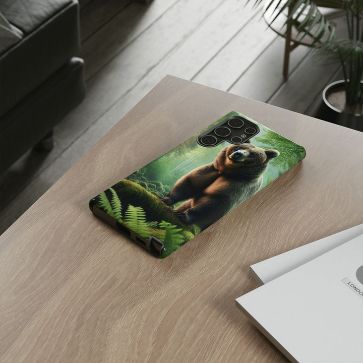 Wildlife Phone Case - Tough Bear Design for Nature Lovers