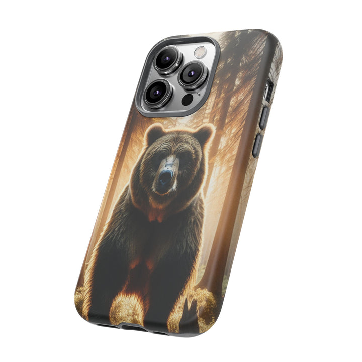 Wildlife Phone Case - Tough Cases with Bear Design, Nature Lover Gift, Animal-Themed Accessories, Eco-Friendly Tech Protection
