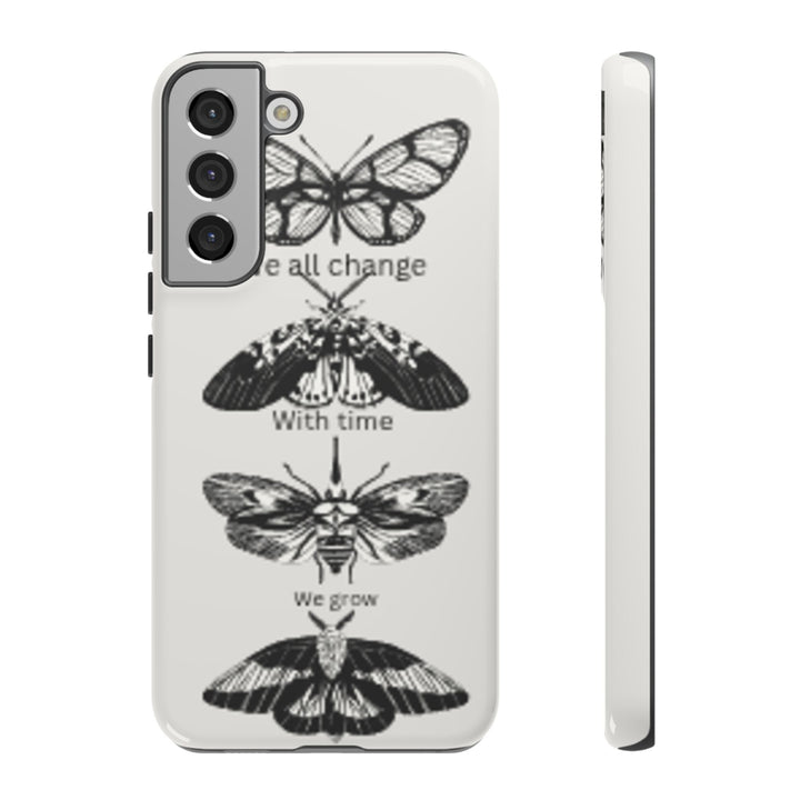 Inspirational Phone Case - We All Change With Time - Tough Cases for Nature Lovers