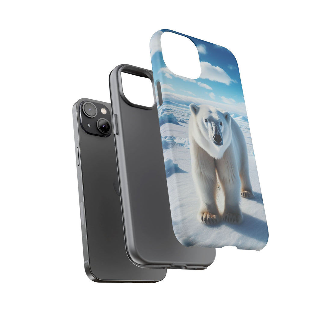 Polar Bear Tough Phone Case - Durable Protector with Arctic Design