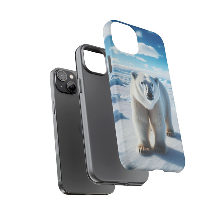 Polar Bear Tough Phone Case - Durable Protector with Arctic Design