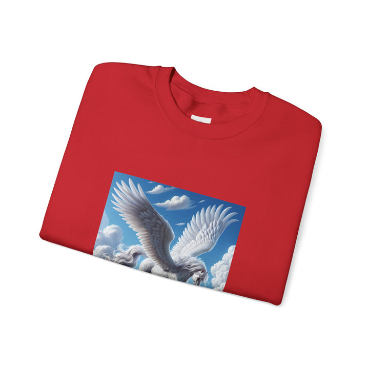 Mythical Pegasus Crewneck Sweatshirt, Cozy Unicorn Gift, Fantasy Apparel, Perfect for Fall, Unique Unisex Sweatshirt