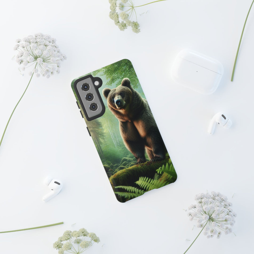Wildlife Phone Case - Tough Bear Design for Nature Lovers