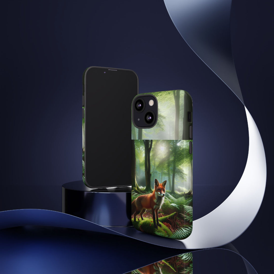Nature-Inspired Tough Case with Fox Design