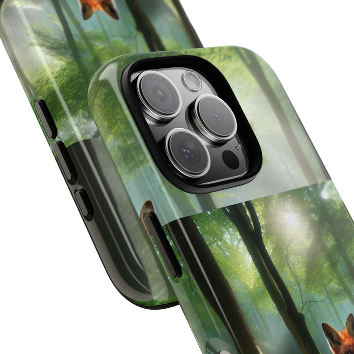 Nature-Inspired Tough Case with Fox Design