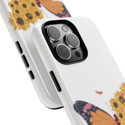 Butterfly & Sunflower Phone Case - "Secrets of Life" Design