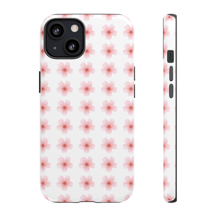 Cherry Blossom Tough Phone Case - Floral Design for Spring & Summer