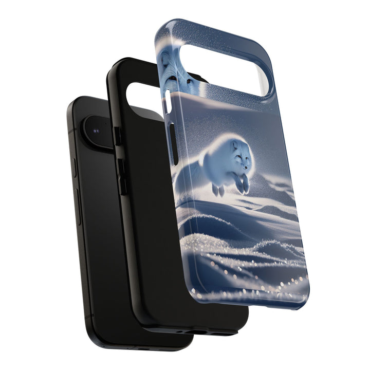 Cute Arctic Fox Phone Case – Tough Protective Cover for Animal Lovers