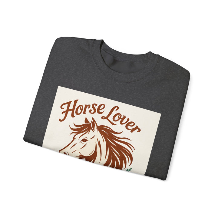Cozy Horse Lover Sweatshirt, Equine Enthusiast Apparel, Perfect Gift for Equestrians, Casual Comfort, Horseback Riding Fashion