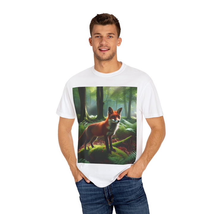 Forest Fox Unisex Garment-Dyed T-Shirt