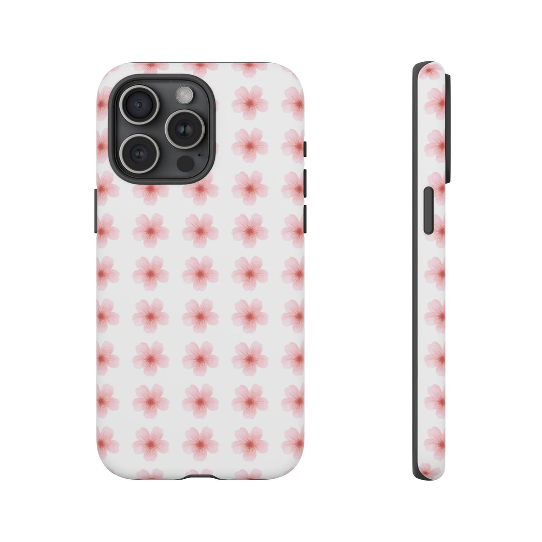 Cherry Blossom Tough Phone Case - Floral Design for Spring & Summer