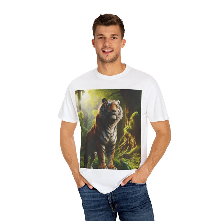 Majestic Tiger Unisex Garment-Dyed T-Shirt