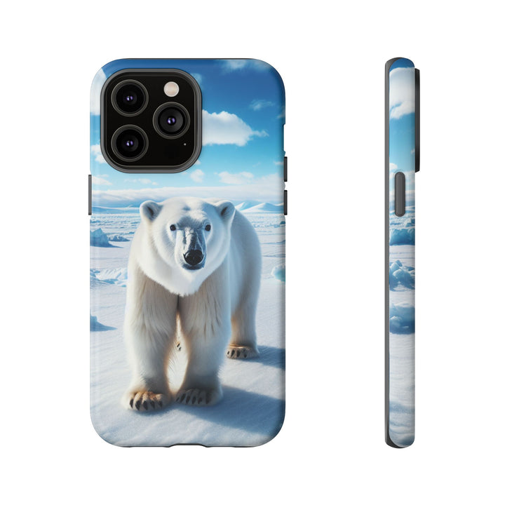 Polar Bear Tough Phone Case - Durable Protector with Arctic Design