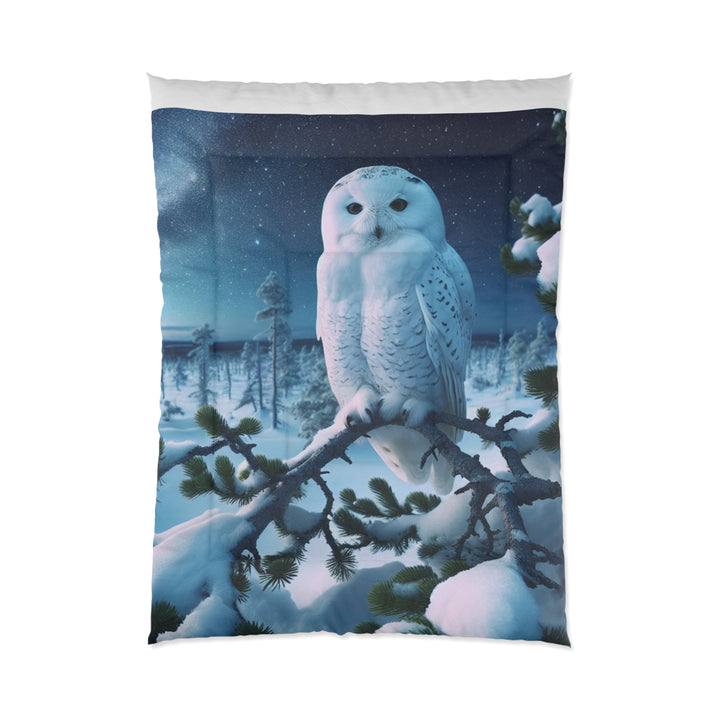 white owl Comforter