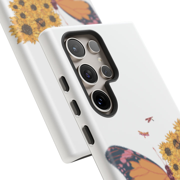 Butterfly & Sunflower Phone Case - "Secrets of Life" Design