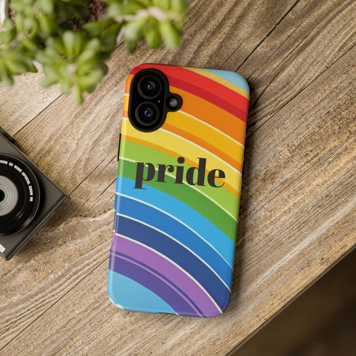 Pride Phone Case - Rainbow Gradient, LGBTQ+ Accessory, Colorful Phone Cover, Unique Gift for Pride Month, Phone Protection