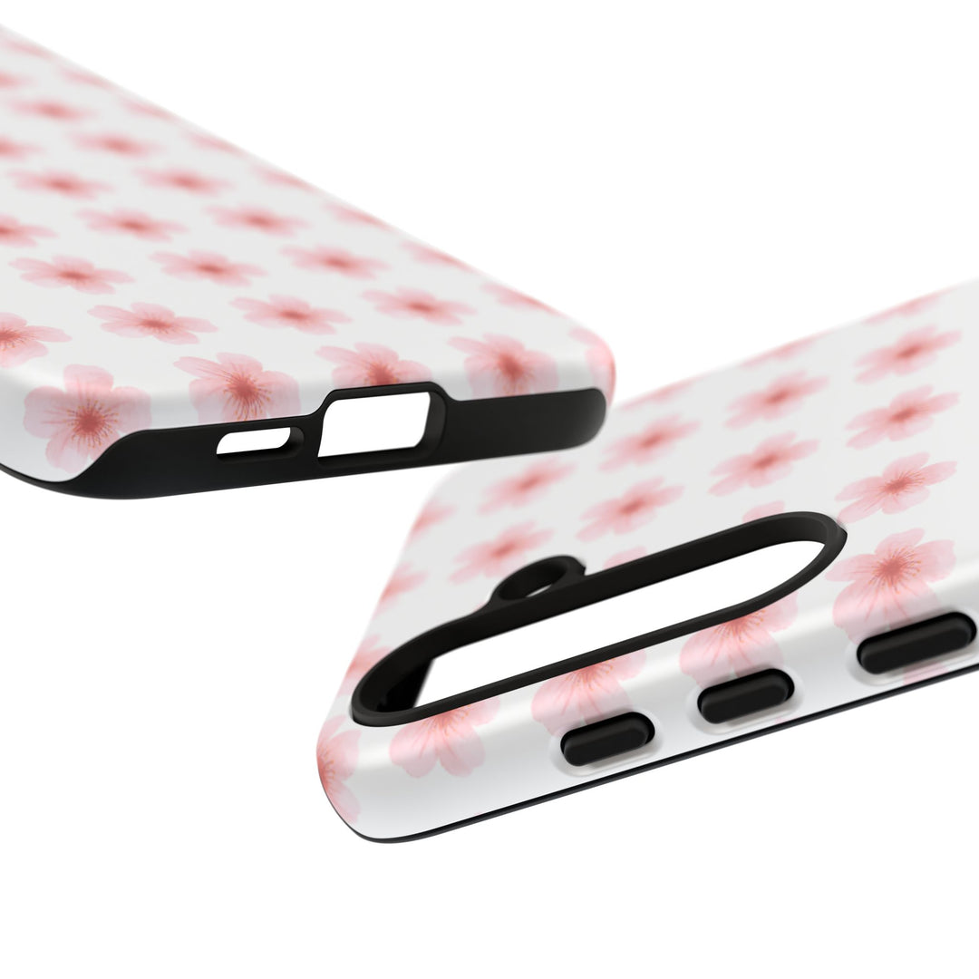 Cherry Blossom Tough Phone Case - Floral Design for Spring & Summer