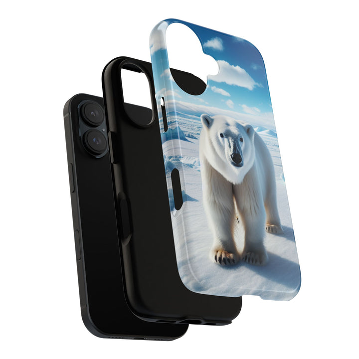 Polar Bear Tough Phone Case - Durable Protector with Arctic Design